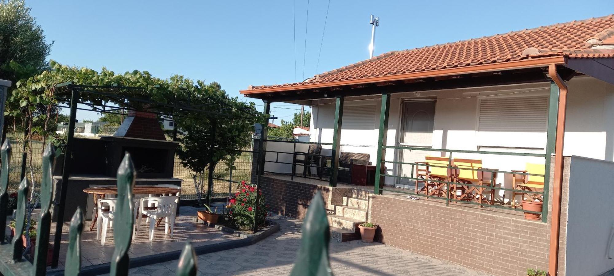 הוילה Nea Kallikrateia Haus מראה חיצוני תמונה